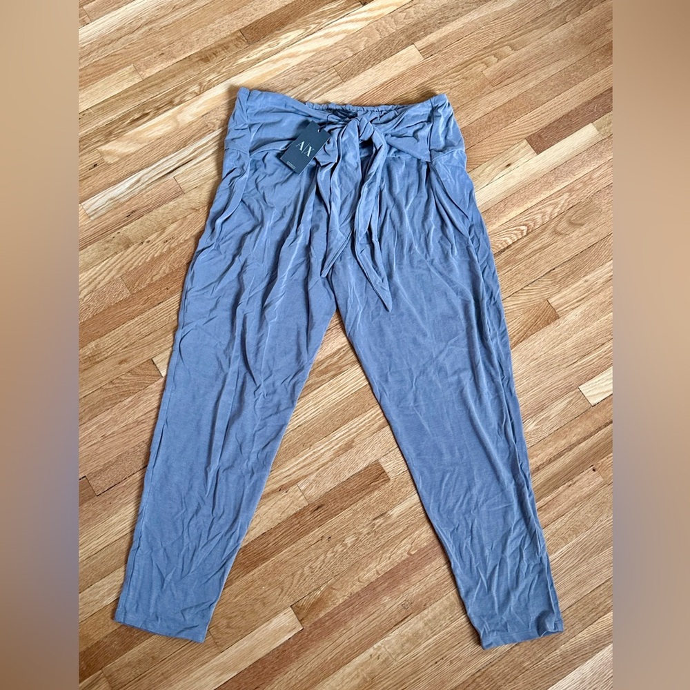 NWT Armani Exchange Jogger Pants with PaperBag Loop size L
